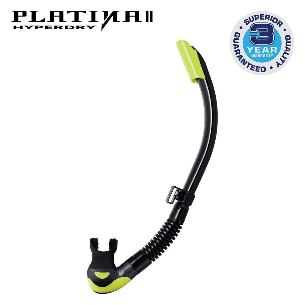 Used Tusa Platina Hyperdry II Scuba Diving Snorkel - Image 5