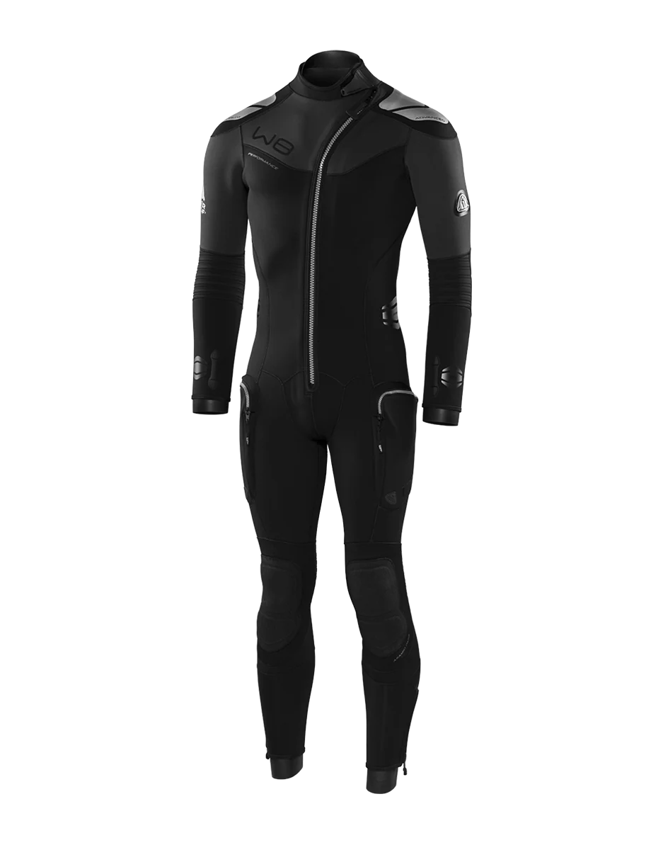 Waterproof W8 Fullsuit Front Zip 5mm Diving Wetsuit - Mens - Image 21