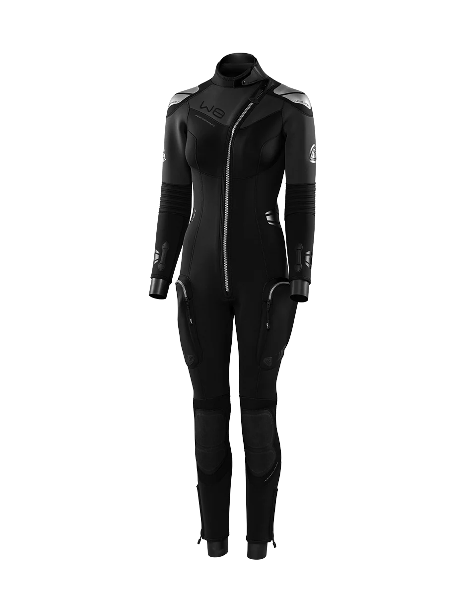 Waterproof W8 Fullsuit Front Zip 5mm Diving Wetsuit - Womens