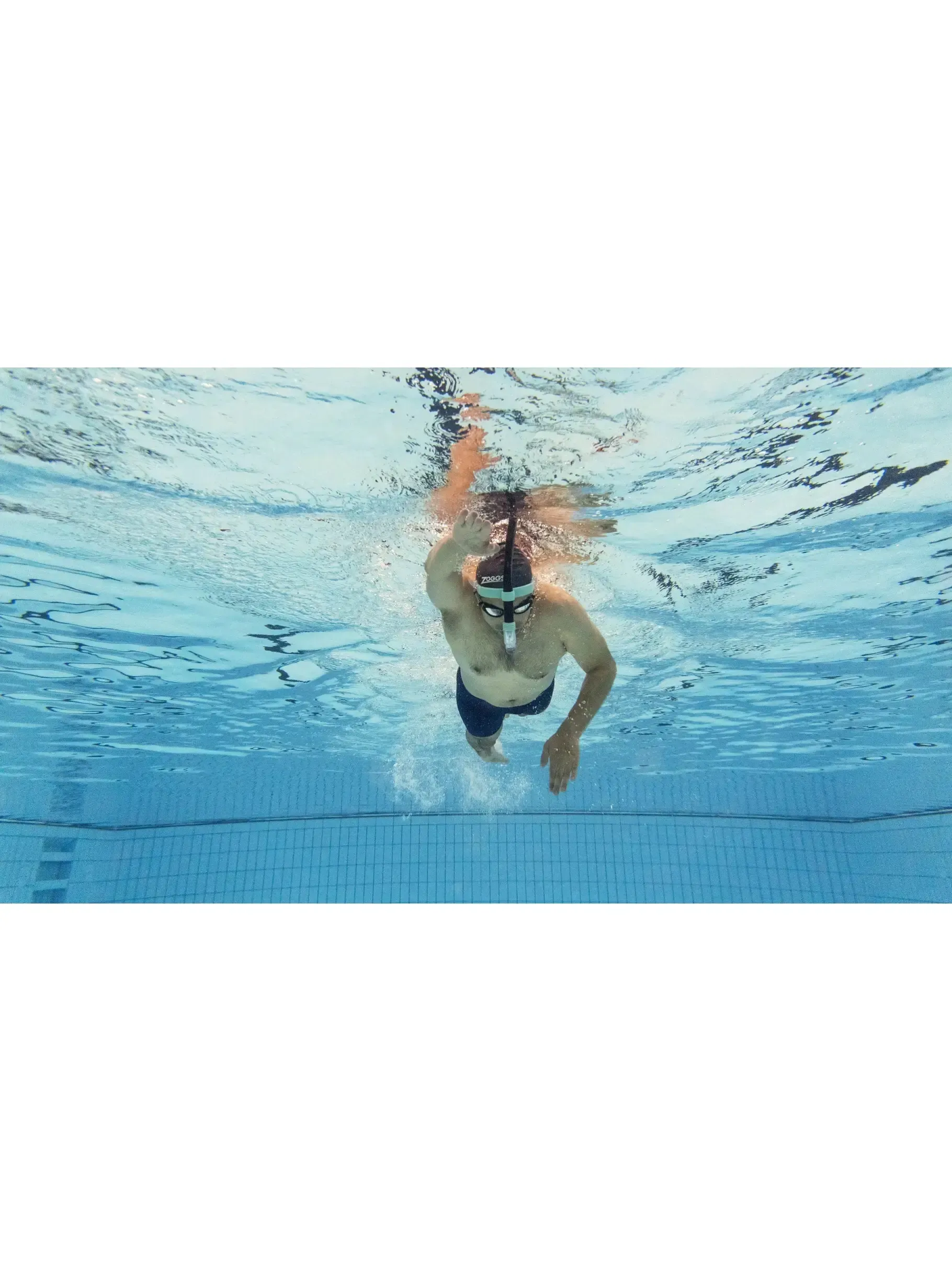 Zoggs Centre Line Swim Training Snorkel for Stroke Technique - Image 3
