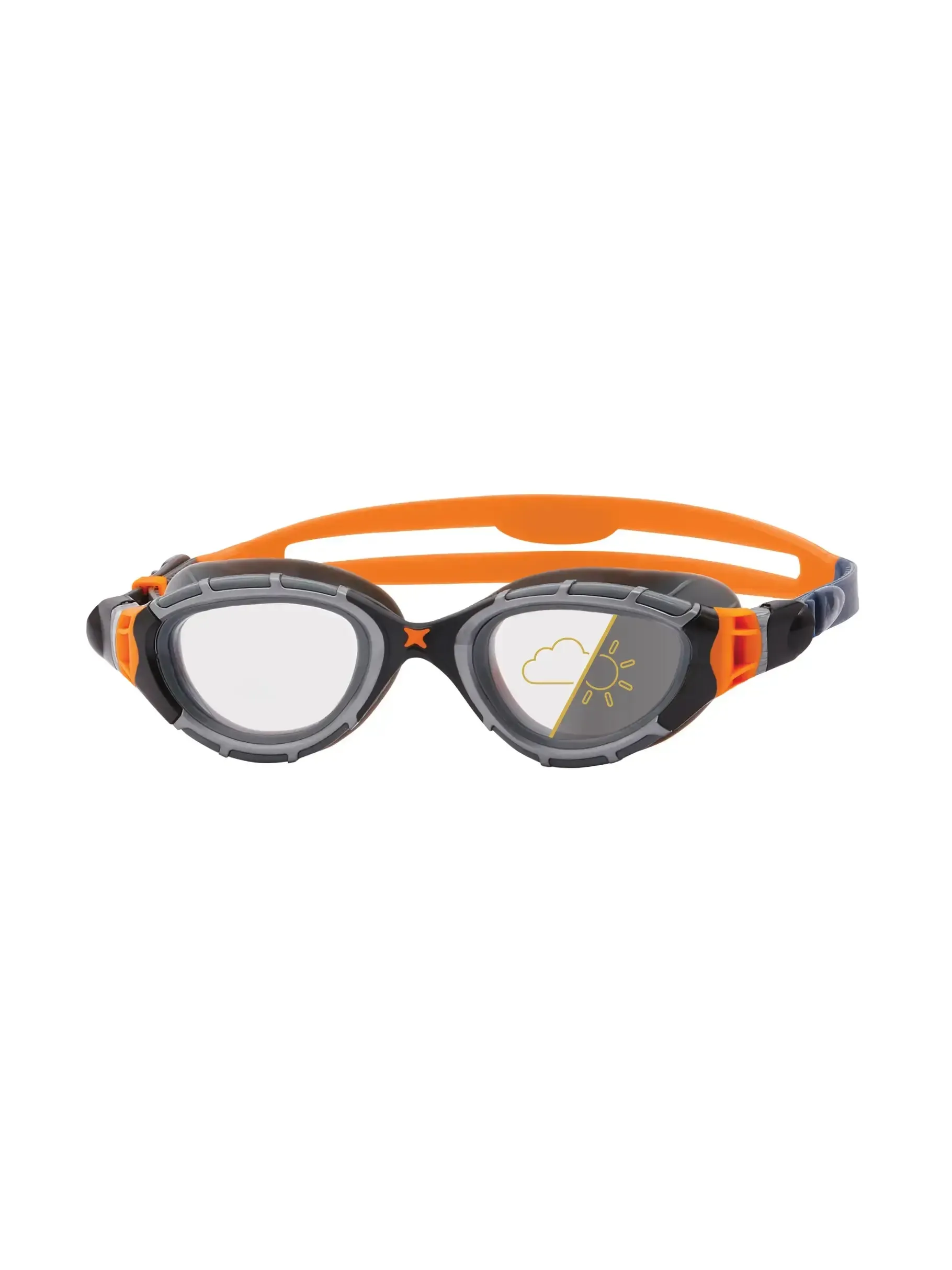 Zoggs Predator Flex Reactor Swimming Goggles with Photochromic Lenses
