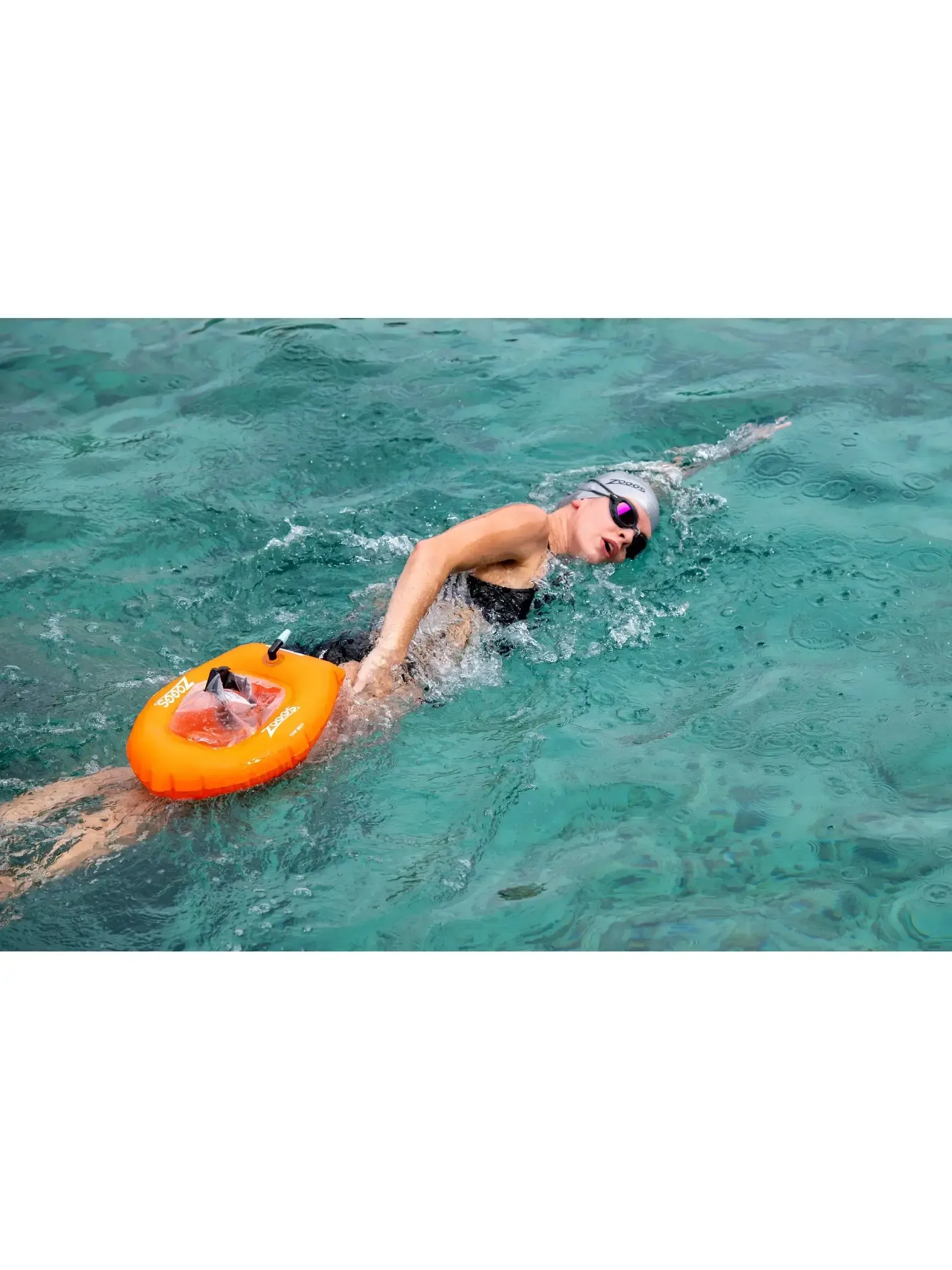 Zoggs Predator Titanium Racing Swim Goggles with Mirror Lenses - Image 3