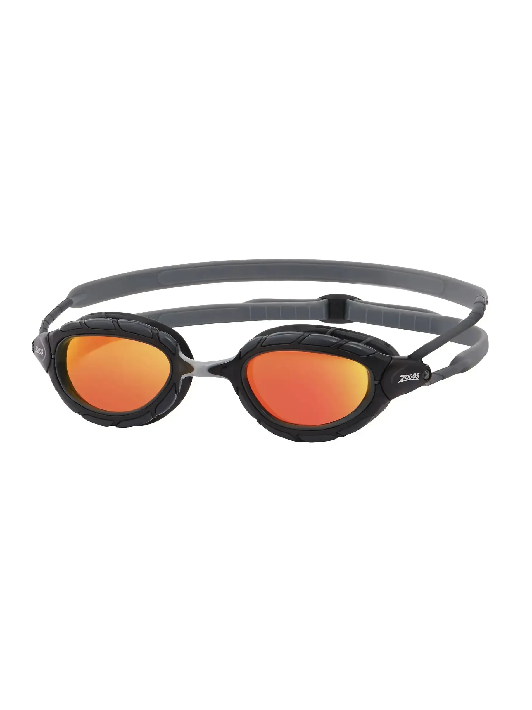 Zoggs Predator Titanium Racing Swim Goggles with Mirror Lenses - Image 4