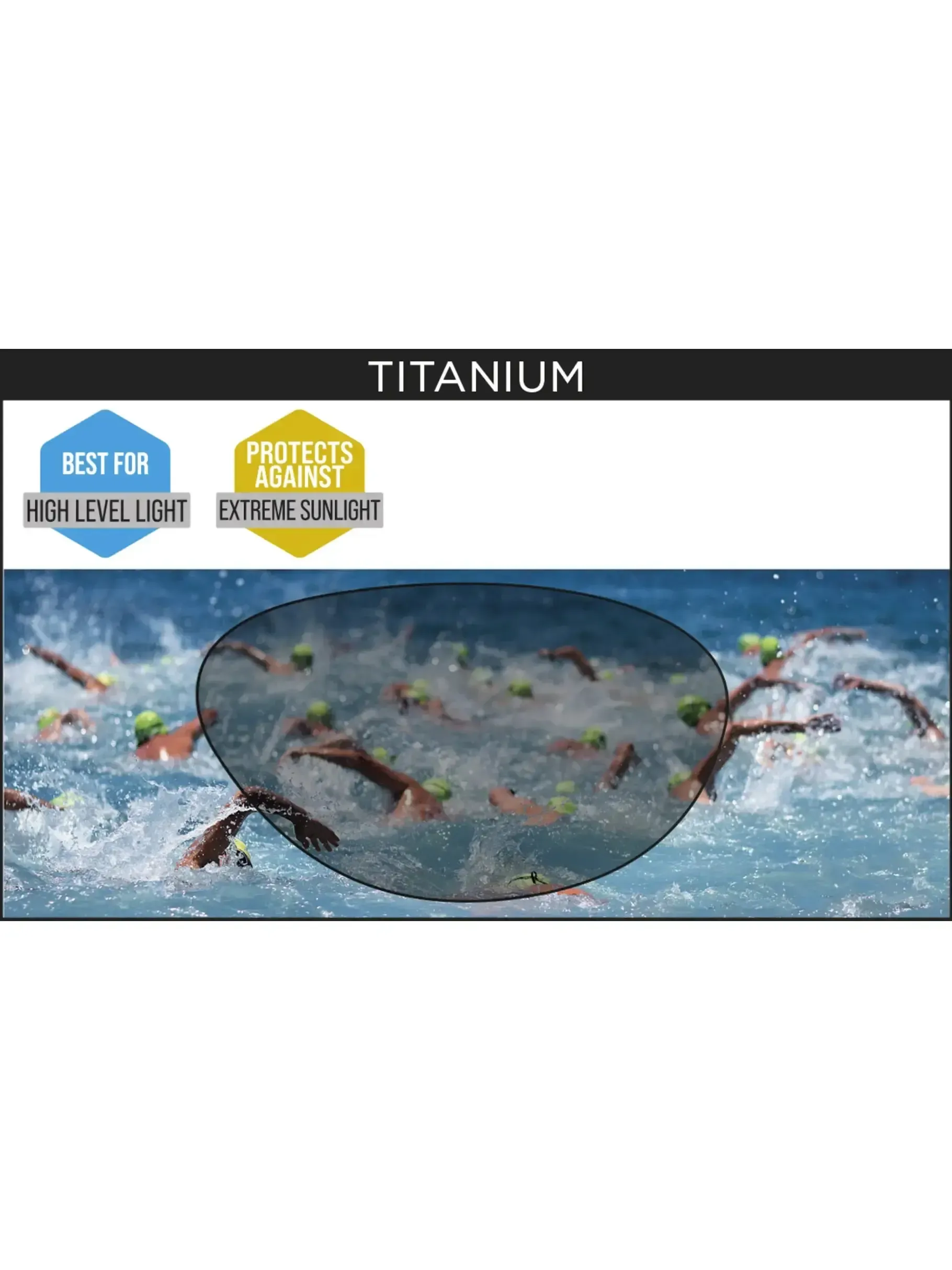 Zoggs Predator Titanium Racing Swim Goggles with Mirror Lenses - Image 5